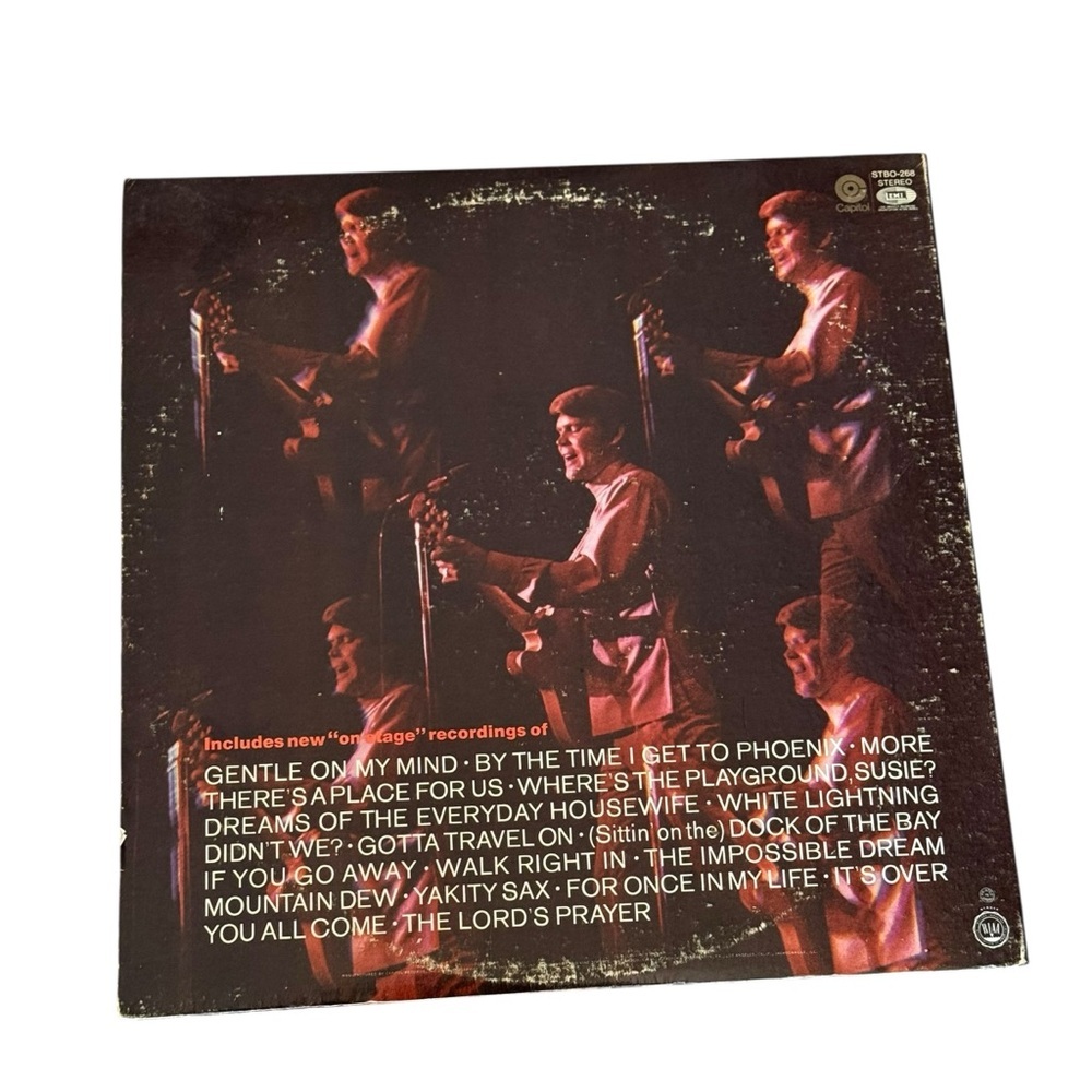 “GLEN CAMPBELL LIVE” 1969 NJ Concert 2 - 12” Vinyls LP CAPITOL) - Picture 2 of 5
